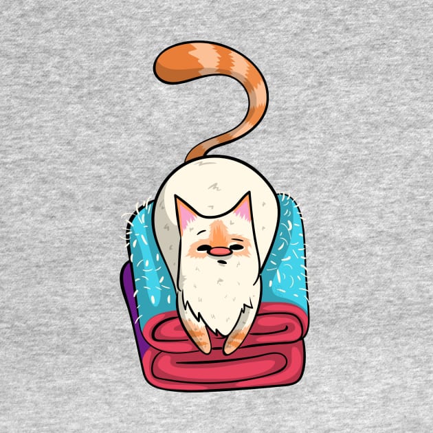 Red Point Siamese Cat - Fur Shedder Print T-Shirt by KPrimeArt